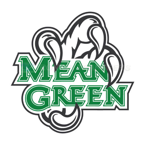 North Texas Mean Green Iron-on Stickers (Heat Transfers)NO.5612